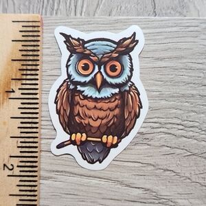 10/$10 Owl Sticker Bird Hoot Owlet Colorful Cartoon